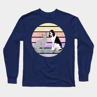Cat and Dog Long Sleeve T-Shirt